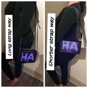 Authentic Chanel LED Boy Bag